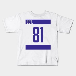 Est 81 Blue Kids T-Shirt